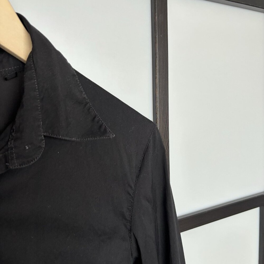 Massimo Dutti Womens Black Shirt‎ Size 44/34 Minimalist Professional Office - Picture 5 of 15